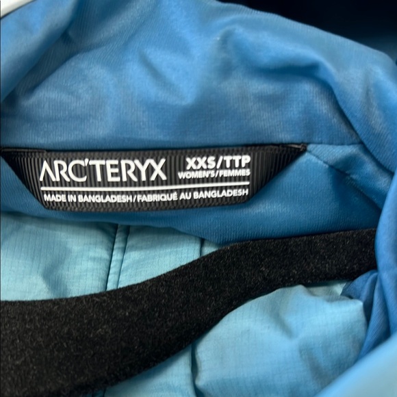 Arc'teryx Sky Blue Insulated Jacket. Size XXS. NWT. - Picture 5 of 5